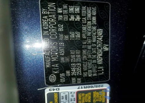 2017 Kia Sportage Lx z USA, uszkodzony, nr VIN KNDPM3AC7H7042469